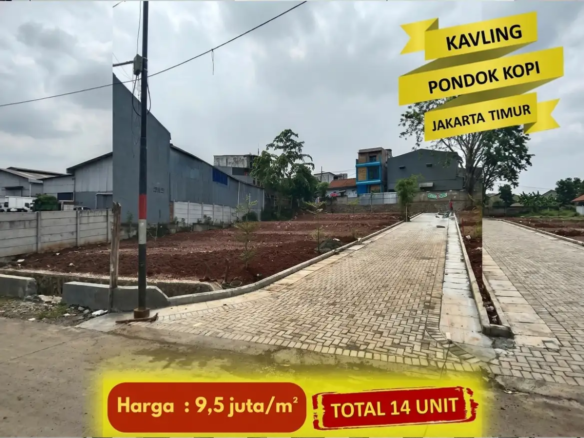 dijual tanah kavling shm pondok kopi jakarta timur